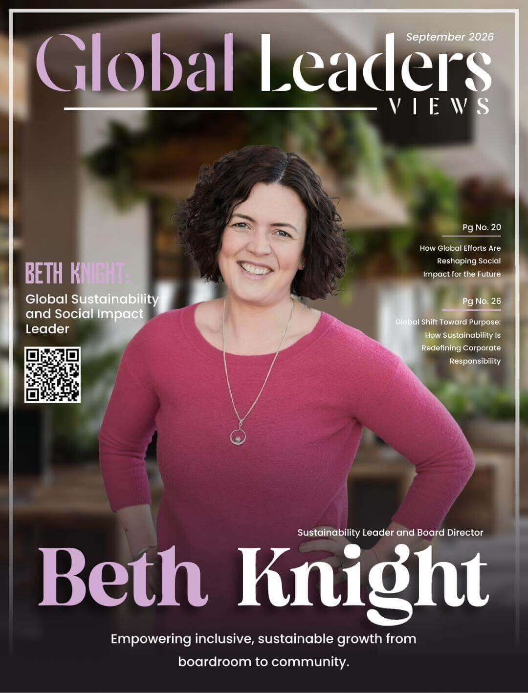 Beth Knight: A Sustainability Leader Creating Lasting Impact in 2026